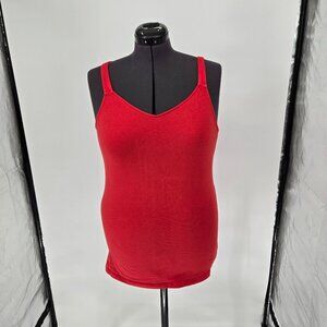 6325-3 Torrid Foxy Wide strap V-neck RED Tank top Cami Size 2 16/19 XL